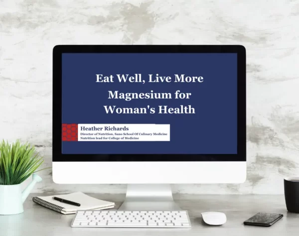 Magnesium for women's health webinar