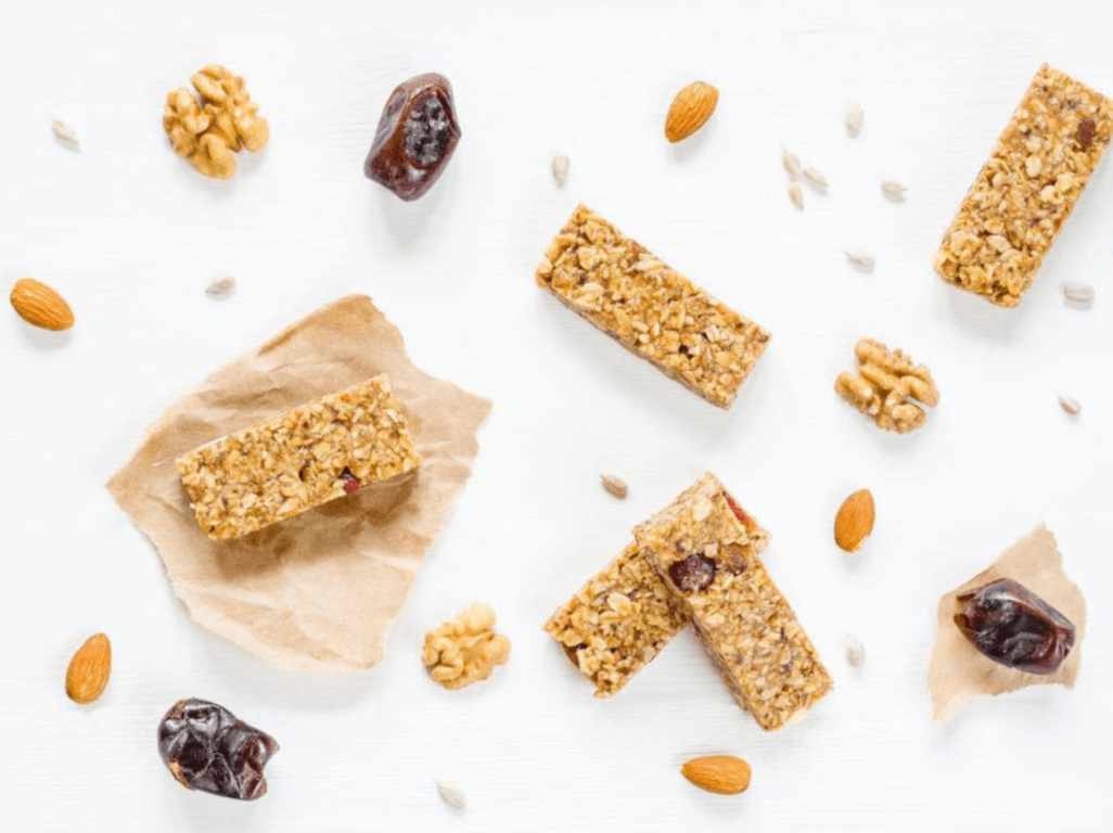 Apple and walnut breakfast bars