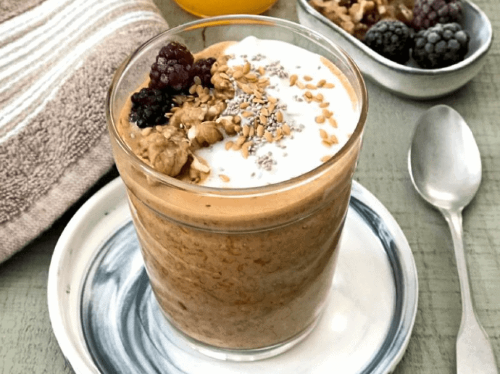 Chia, Oat & Flaxseed Pudding