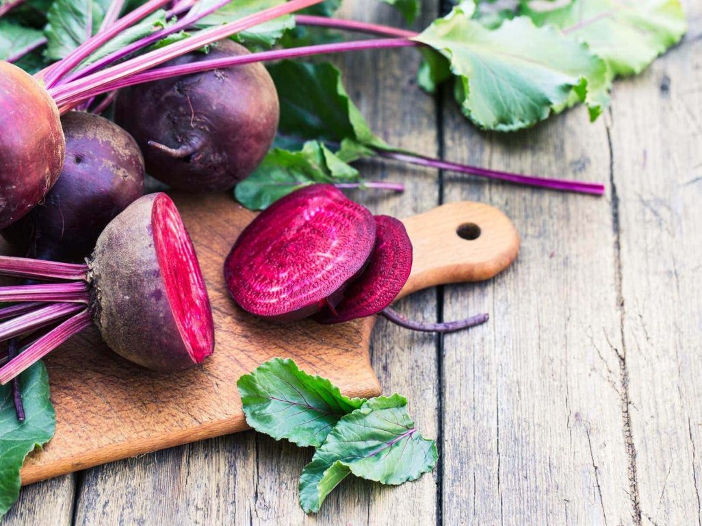 Grilled Mackerel with Beetroot Salad