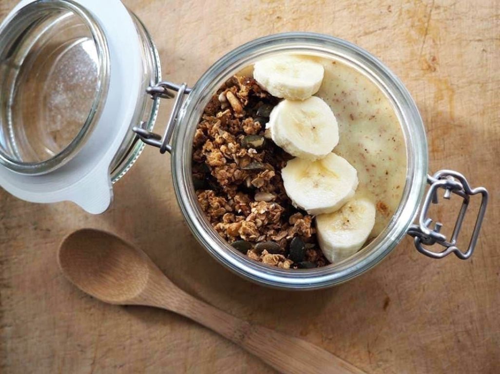 Pineapple Smoothie Bowl with Seeded Granola
