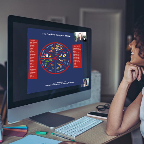 Sleep webinar Eat well, Live More Nutrition Webinar